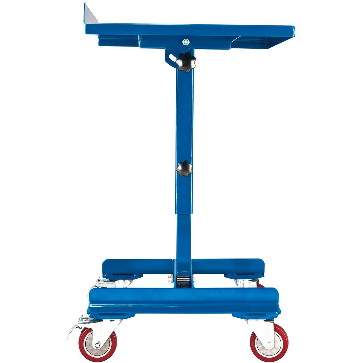 Height Adjustable Tilting Work Table with Friction Screw by Global Industrial – 23"L x 22"W x 8"H, Steel, Blue, Model TWS150
