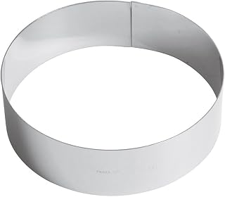 PADERNO 47534-20 Cake Ring, Stainless Steel, 20 cm
