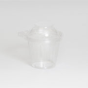 3 1/2 Dia. X 4 3/8 H 12 Oz. Safe T Gard Tear Strip Lock Plastic Clear Hinged Containers with Dome Lid/Case of by Inline Plastics – 3.5" Dia. x 4.375" H, 12.0 ounces, Model TS12CCRD
