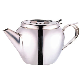 () 12 oz Stainless Steel Stackable Teapot by Browne Foodservice – 12 ounce, Stainless Steel, Silver, Model 515152