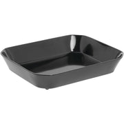 Black Octagon Serving Bowl - 11 4/5"L x 10"W x 2 1/10"H by HUBERT – 11 4/5"L x 10"W x 2 1/10"H, 10.0 liters, Melamine, Black, Model H0183