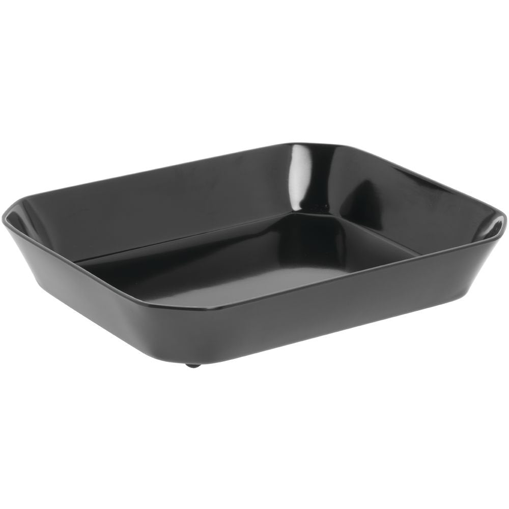 Black Octagon Serving Bowl - 11 4/5"L x 10"W x 2 1/10"H by HUBERT – 11 4/5"L x 10"W x 2 1/10"H, 10.0 liters, Melamine, Black, Model H0183