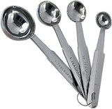 American Metalcraft MSSR74 Measuring Cup Set, Stainless Steel, (Set of 4),Silver