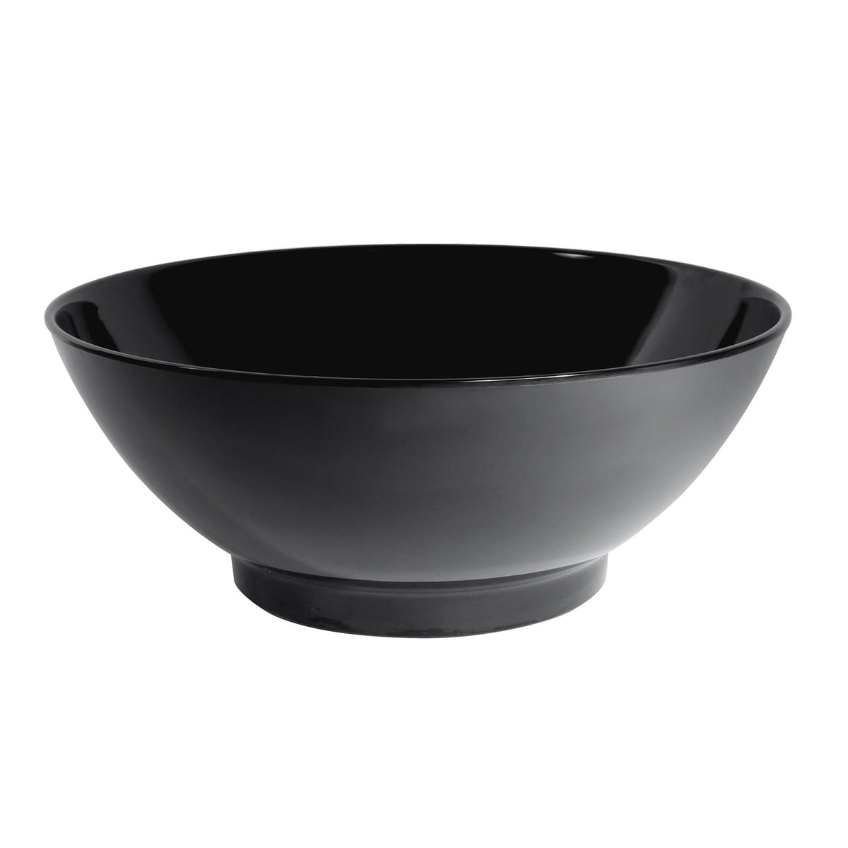 Black 9 Quart Bowl - 3 / CS by Elite Global Solutions – 9 quarts, Melamine, Black, Pack of 3, Model M14R5-B