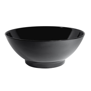 Black 9 Quart Bowl - 3 / CS by Elite Global Solutions – 9 quarts, Melamine, Black, Pack of 3, Model M14R5-B