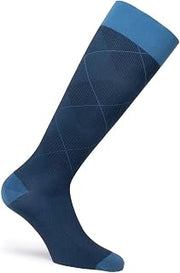 JOBST Casual Pattern Knee High Compression Socks, 20-30 mmHg, Closed Toe