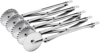 PADERNO Rullo Taglia Pasta Estensibile Gr580 Lame Ondulate Inox