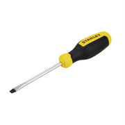 1/4 In x 4 In Slotted Screwdriver by STANLEY – One Size, Blend, Black, Yellow, Model STHT60783