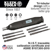 KLEIN TOOLS Durability,Versatile / Black / 1 Power Screwdrivers