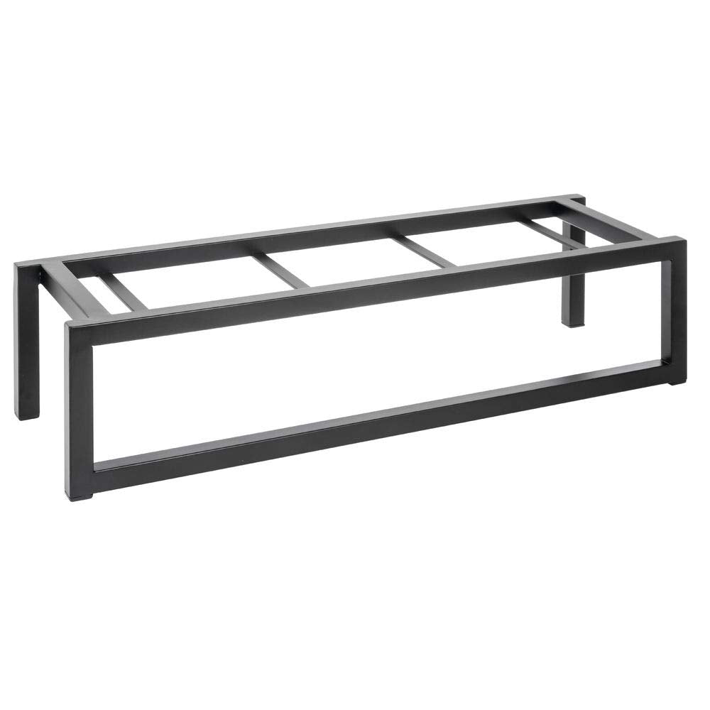 Display Riser Rectangular Black - 6" L x 20" W x 5 1/2" H by HUBERT – black, Model HU591-5-13