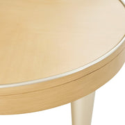 Camellia Field Caramel Cocktail Table with Elegant Rustic Design by Michael Amini – Solid; Manufactured Wood, Caramel, Model N9090204-134