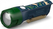 Ledlenser 502754 Children's LED Light, Kidbeam4 Green, Dinosaur Pattern, Flashlight, Battery Operated, Up to 70 Lumens, Genuine Japanese Product