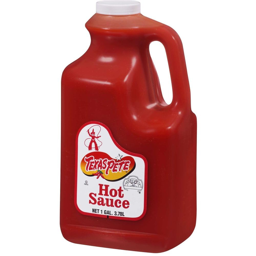 Texas Pete Hot Sauce by T W Garner – 1 gallon, Pack of 4