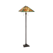 CH3T118GM18-FL2 Floor Lamp by Chloe Lighting – exact color of each glass piece may vary due to each piece being hand crafted