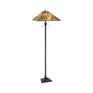 CH3T118GM18-FL2 Floor Lamp by Chloe Lighting – exact color of each glass piece may vary due to each piece being hand crafted
