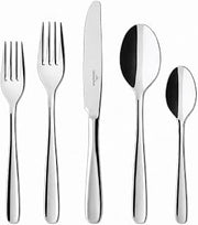 Villeroy & Boch Liam Flatware Set, 40 Piece, Set for 8 | 18/10 Stainless Steel, Polished Finish, Dishwasher Safe, Forks Knives Spoons, Meals Brunch