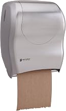 San Jamar Summit Tear-N-Dry Paper Towel Dispenser, Electronic Dispensing for Bathroom and Kitchen, 16.06" x 12.69" x 9.75", 1 Count, Stainless Steel
