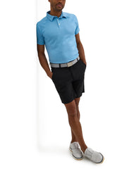 Men's Golf Series Short Sleeve Performance Polo Shirt – Polyester, Stream, Model 112363597