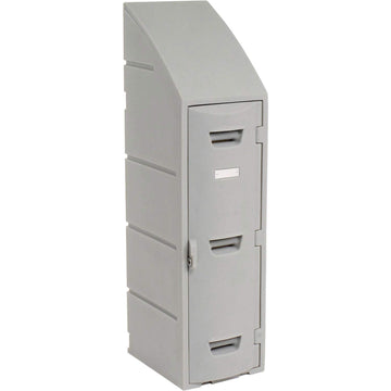 Box Locker for Double Tier by Remco Plastics – Plastic, Grey, Model 015801236001027