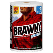 Brawny 1 / 1 Rolls (240 Sheets each) / White Paper Towels
