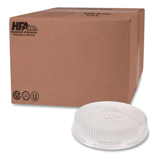 Handi Foil 2012DL Plastic Dome Lid, Round, Embossed, Clear, Fits 212/213, 25/carton