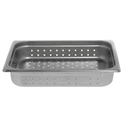 Allied Buying Corp CSTC-1300S Third-Size Steam Table Pan Slotted Cover for 24 Gauge Stainless Steel Steamtable Pans by HUBERT – Stainless Steel, Model 6130CS
