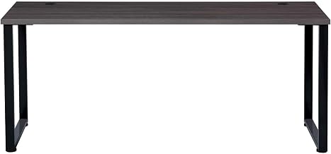 Hirsh Industries Inc Open Plan Office Desk, Charcoal Top with Black Legs, 72" W x 30" D x 29" H