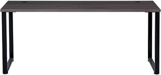Hirsh Industries Inc Open Plan Office Desk, Charcoal Top with Black Legs, 72" W x 30" D x 29" H