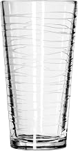 Libbey Glassware 15646 Casual Cooler Waves Duratuff Glass, 20 oz. (Pack of 12)