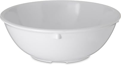 Carlisle 4352102 Dallas Ware 14 Oz. White Nappie Bowl - 48 / CS