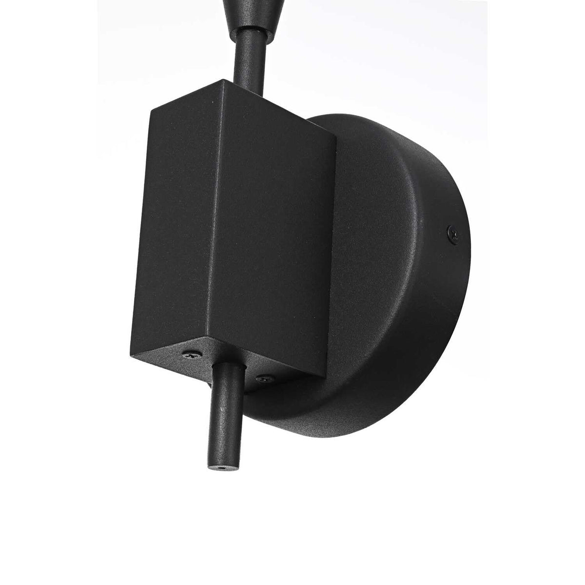 Odin LED Outdoor Wall Sconce Black by Lighting Design – 8.2", Iron, Black, Model OD401W28BK