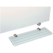 Visionary Glass Dry-Erase Whiteboard by Best-Rite – 40"W x 2"H, Multi, Glossy White, Model 83844