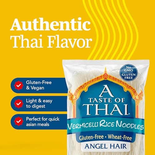 A Taste of Thai Angel Hair / 8.8 Ounce (Pack of 6) / Vermicelli Rice