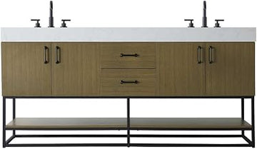 Caroline Bathroom Vanity Chestnut Brown