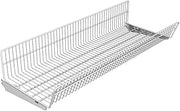 Lozier Continuous Wire Basket Unit 4' W x 22" D CHR Charcoal