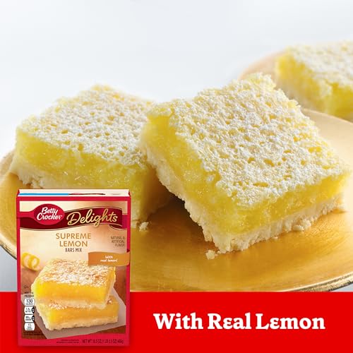 Betty Crocker Lemon / 16.5 Ounce (Pack of 1) / 1 Dessert Bars