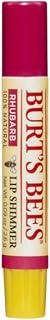 Burt's Bees Lip Shimmer, Rhubarb 0.09 oz (Pack of 5)
