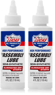 Assembly Lube - 4 oz by Lucas Oil – 4 Ounce (Pack of 2), Plastic, Pack of 2, Model 10152