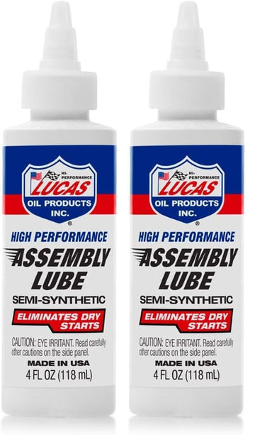 Assembly Lube - 4 oz by Lucas Oil – 4 Ounce (Pack of 2), Plastic, Pack of 2, Model 10152