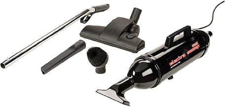 METROVAC ElectraSweep Hand Vacuum - Compact, and Powerful Handheld Cleaning Solution, Durable Steel - Black Finish (ES-105T)
