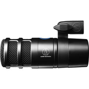 AT2040USB Hypercardioid Dynamic Podcast USB Microphone by Audio-Technica – 14.53 cm, Metal, Black, Model E99AT2040USB