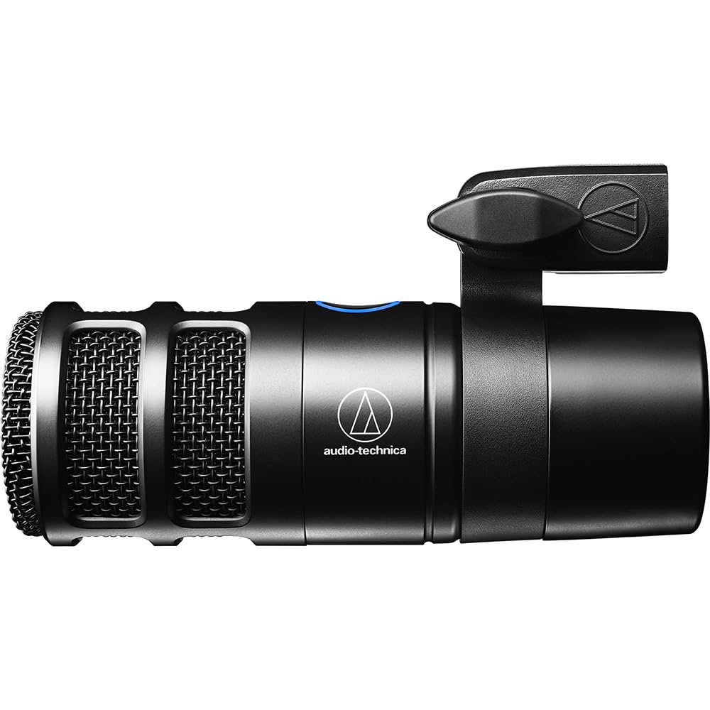 AT2040USB Hypercardioid Dynamic Podcast USB Microphone by Audio-Technica – 14.53 cm, Metal, Black, Model E99AT2040USB