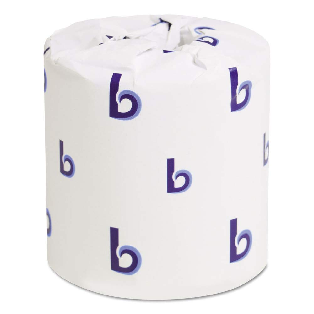 6155 Two-Ply Toilet Tissue by Boardwalk – 96 Count (Pack of 1), Paper, White, Pack of 96, Model BWK6155