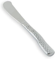 Fortessa Cestino 18/10 Stainless Steel Flatware Solid Handle Butter Knife, Set of 12, Silver