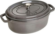 STAUB Oval Cocotte Pot 27 cm - Grey