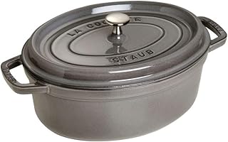 STAUB Oval Cocotte Pot 27 cm - Grey