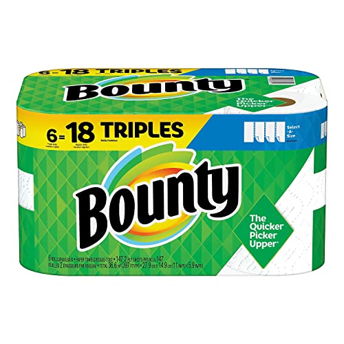 Bounty White / 1 / 147 Count (Pack of 6) Paper Towels
