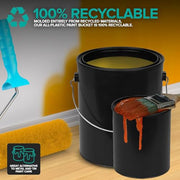 Stock Your Home 2 - Gal, 2 - Qt / Black / 2.0 gallons Paint Buckets