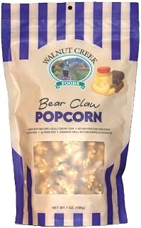 Walnut Creek Foods Bear Claw Popcorn, GMO-Free, Gluten-Free, 7 oz, Handmade Small Batch