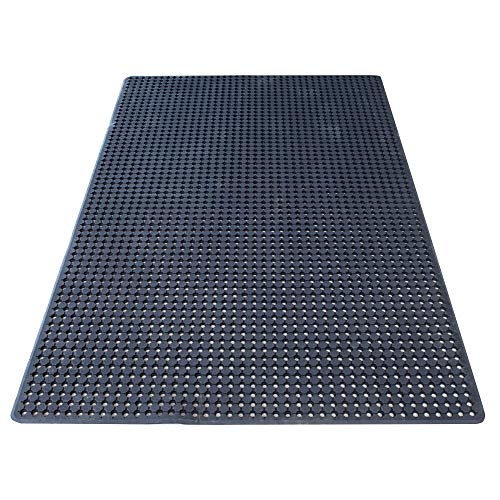 4Ftx6Ft Truck Bed Mat by Buffalo Tools – Other, Black, Model TBM46
